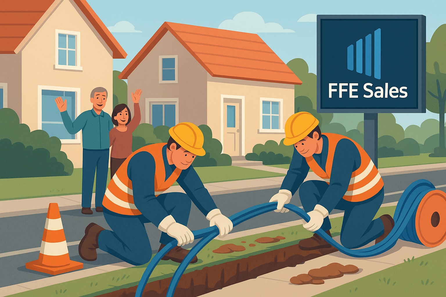 FTTH Baggervermarktung